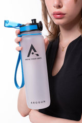 1L Sports Water Bottle with time marker and motivation - VirtuousWares:Global