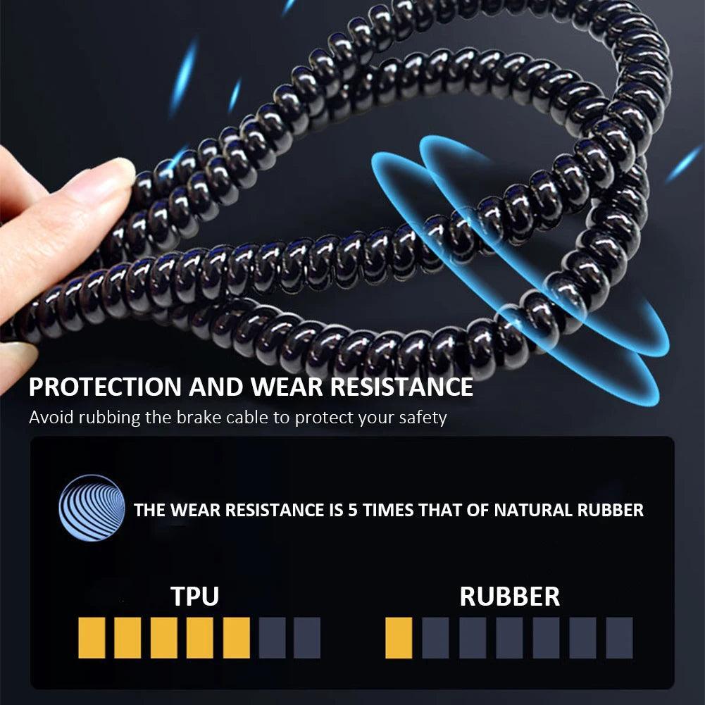 1M Electric Scooter Line Protector Covers Wire Cable Spiral Winder for - VirtuousWares:Global