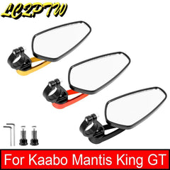 1Pairs Aluminum Bar End Side Rearview Mirror Universal Electric - VirtuousWares:Global