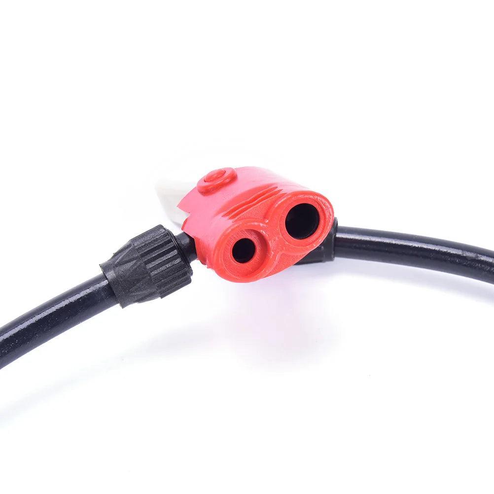 1pc Hand Air Pump Inflator Bike Tyre Replacement Hose Tube Rubber For - VirtuousWares:Global