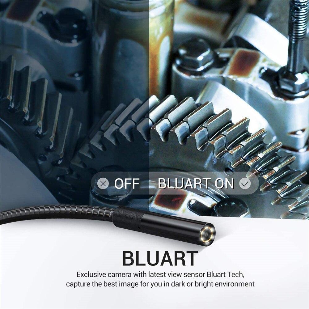 2.0 MP HD Endoscope Industrial Borescope 4.3in IPS Screen IP67 - VirtuousWares:Global
