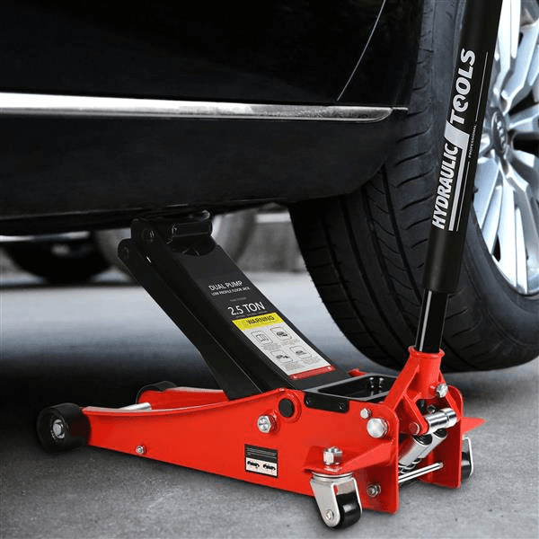 2.5 Ton Hydraulic Low Profile Aluminum And Steel Racing Floor Jack - VirtuousWares:Global