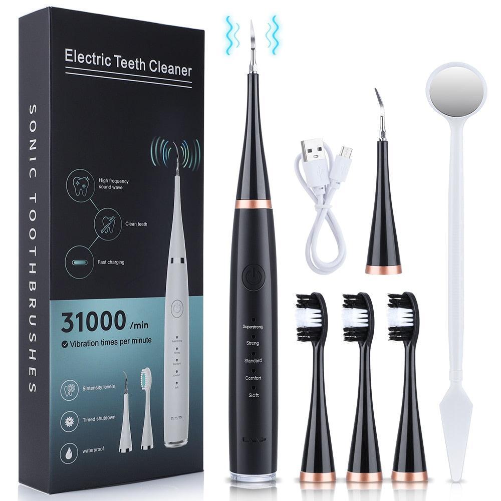 2 in 1 Dental Whitening Electric Tooth Brush Tartar Remover Teeth - VirtuousWares:Global