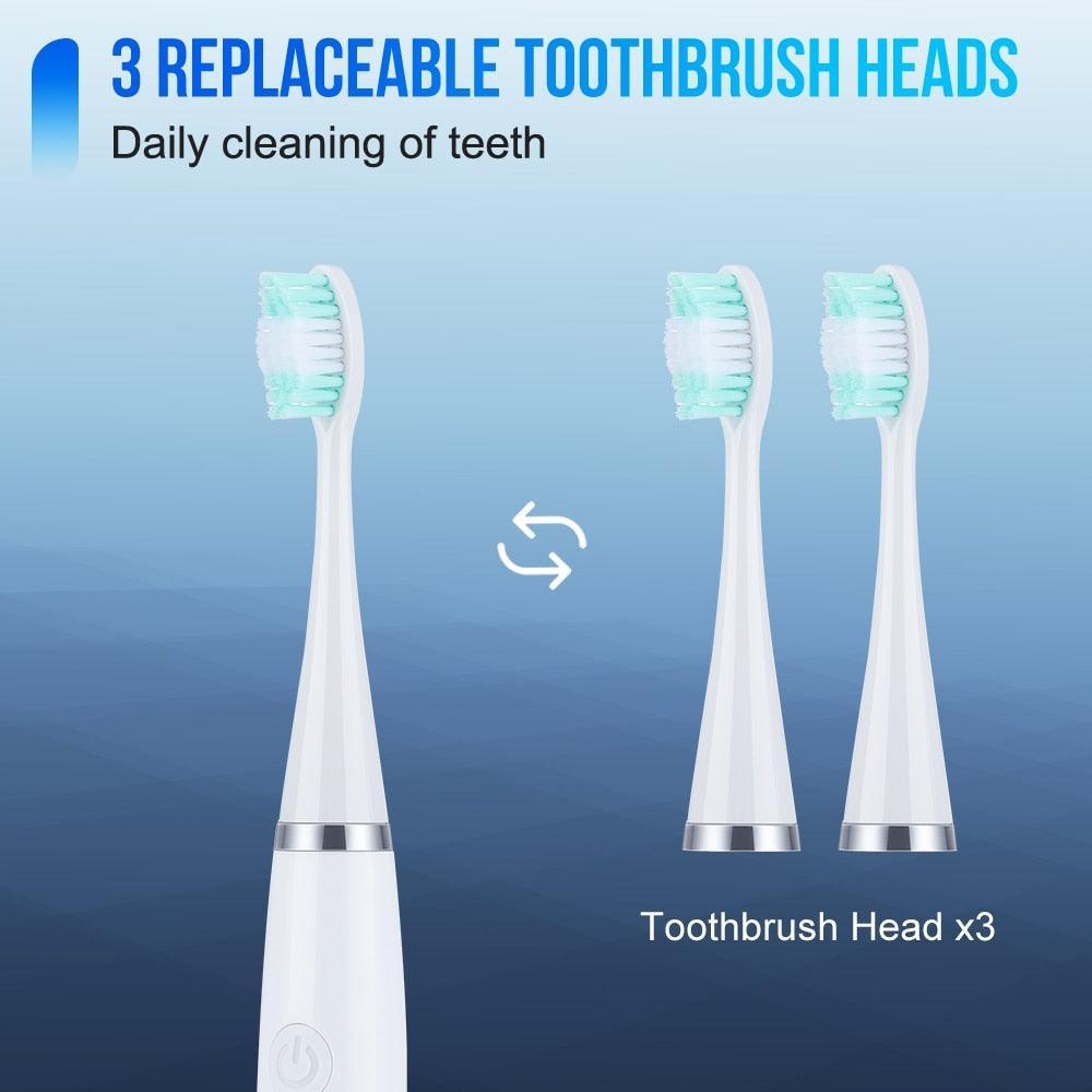 2 in 1 Dental Whitening Electric Tooth Brush Tartar Remover Teeth - VirtuousWares:Global