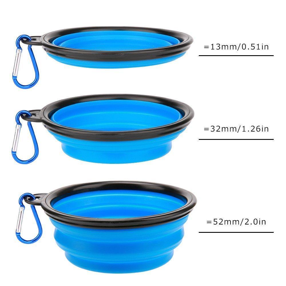 2 in 1 Dog Drinking Water Bottle with Bowls - VirtuousWares:Global