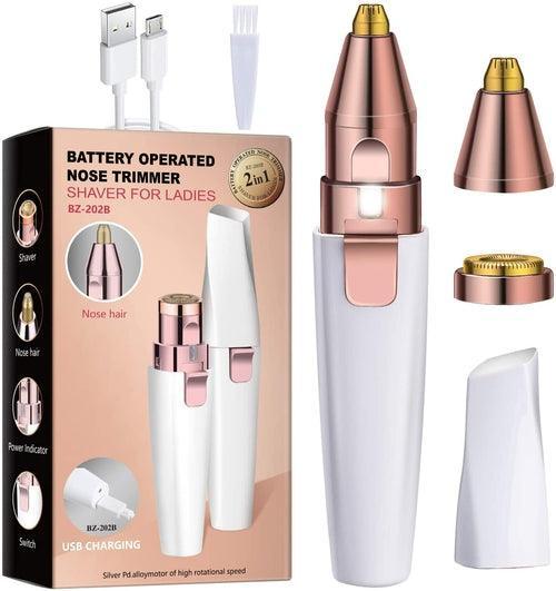 2 in 1 Electric Eyebrow Trimmer Painless Eye Brow Epilator For Women - VirtuousWares:Global