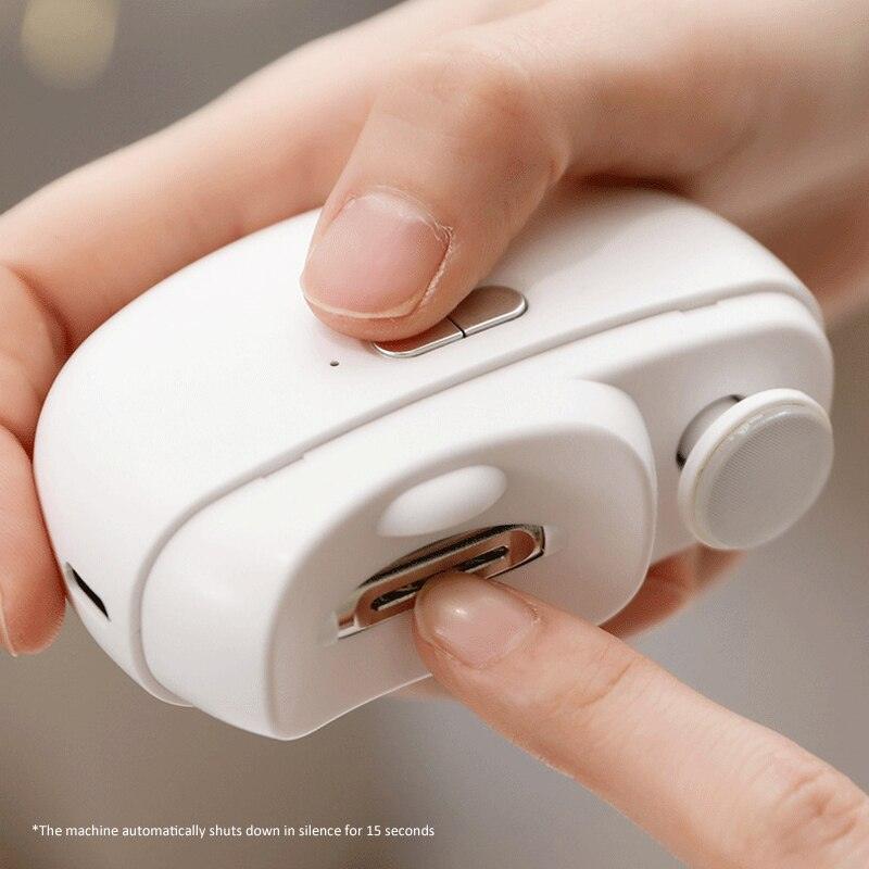 2 IN 1 Electric Nail Clipper Cutter With LED Light Automatic Nail - VirtuousWares:Global