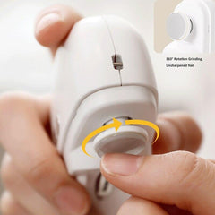 2 IN 1 Electric Nail Clipper Cutter With LED Light Automatic Nail - VirtuousWares:Global