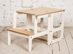 2 in 1 White Kitchen helper/table - VirtuousWares:Global