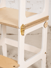 2 in 1 White Kitchen helper/table - VirtuousWares:Global