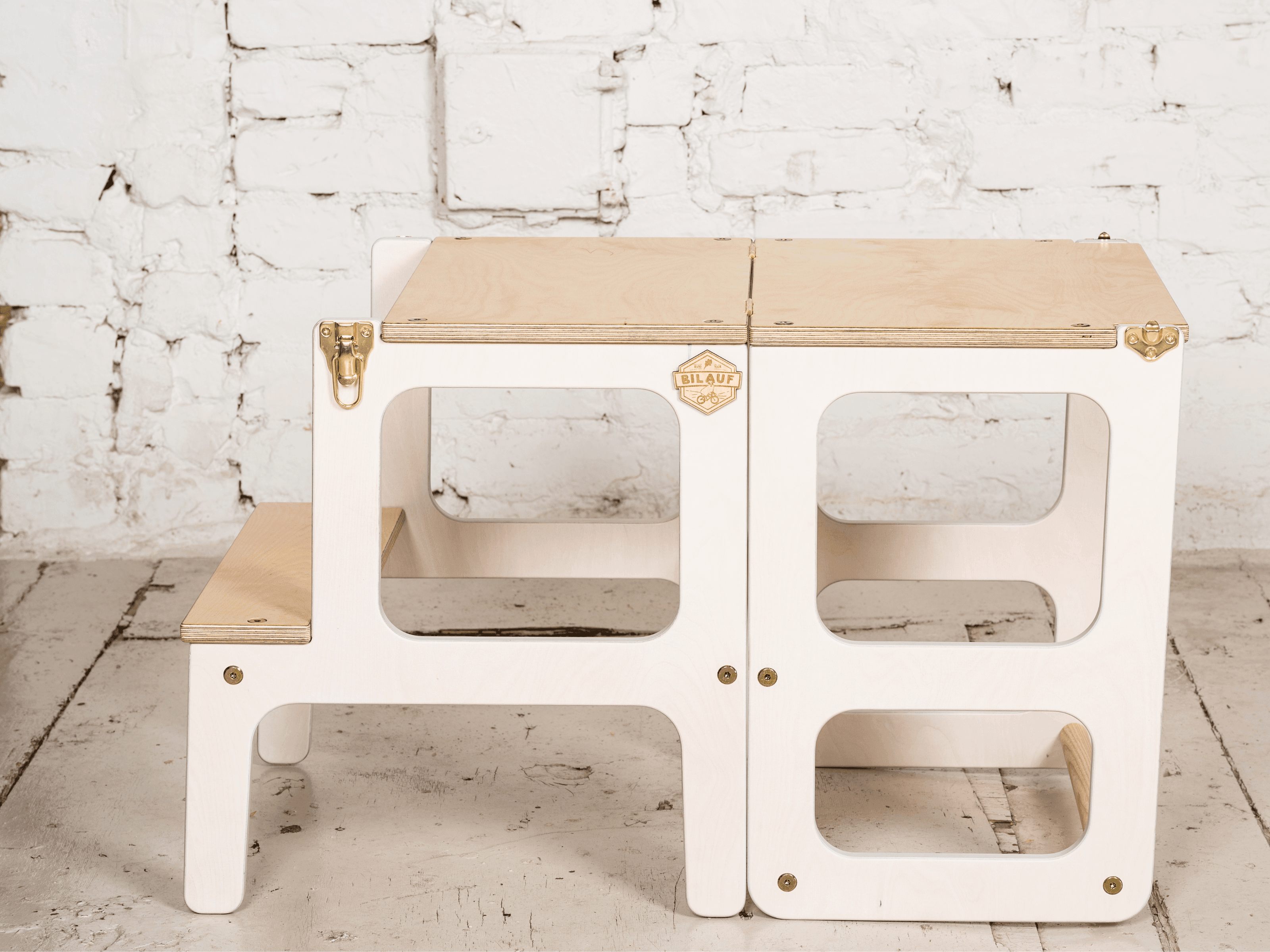 2 in 1 White Kitchen helper/table - VirtuousWares:Global