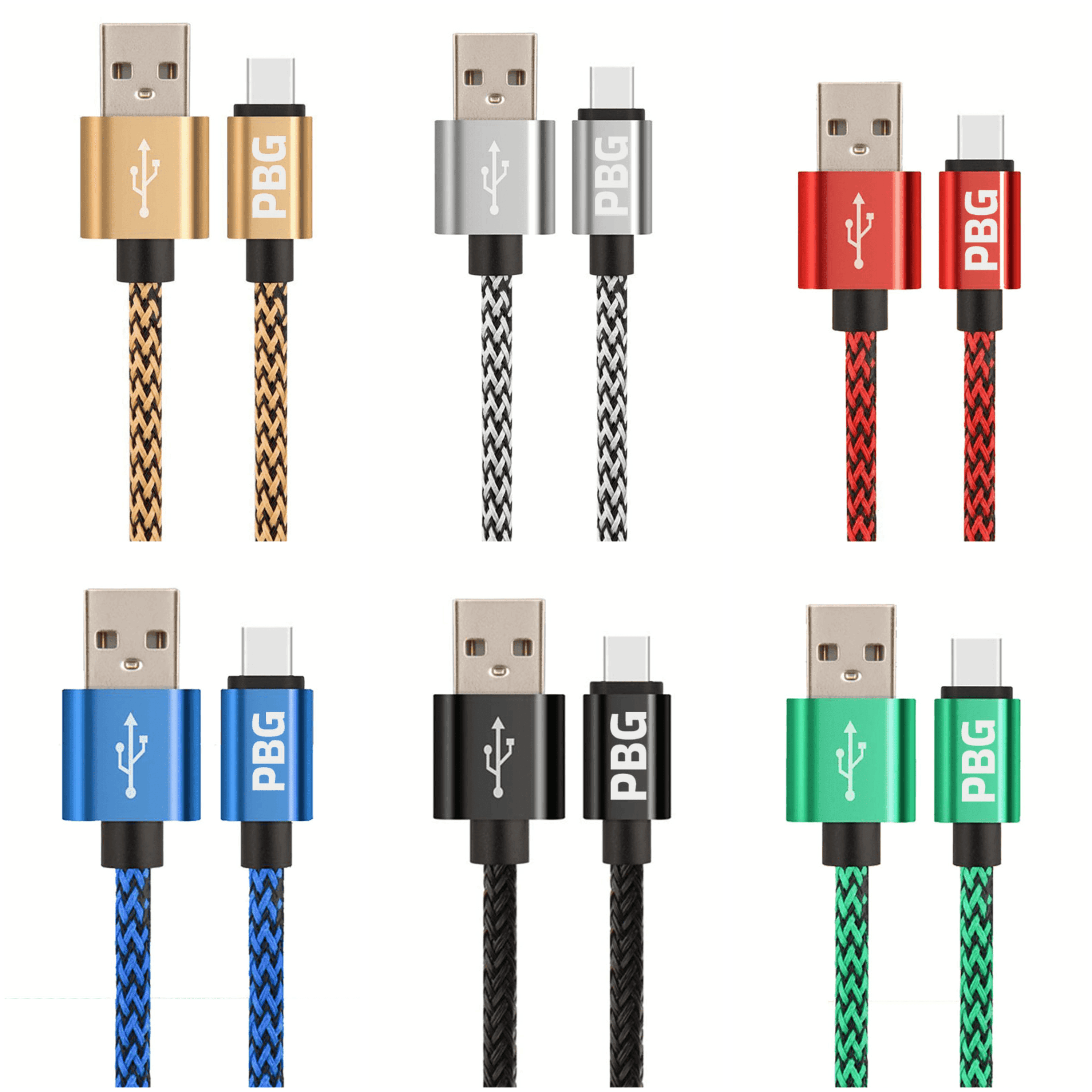 2 Pack 10FT XL Charger Compatible for Iphone Cable Nylon Woven - VirtuousWares:Global