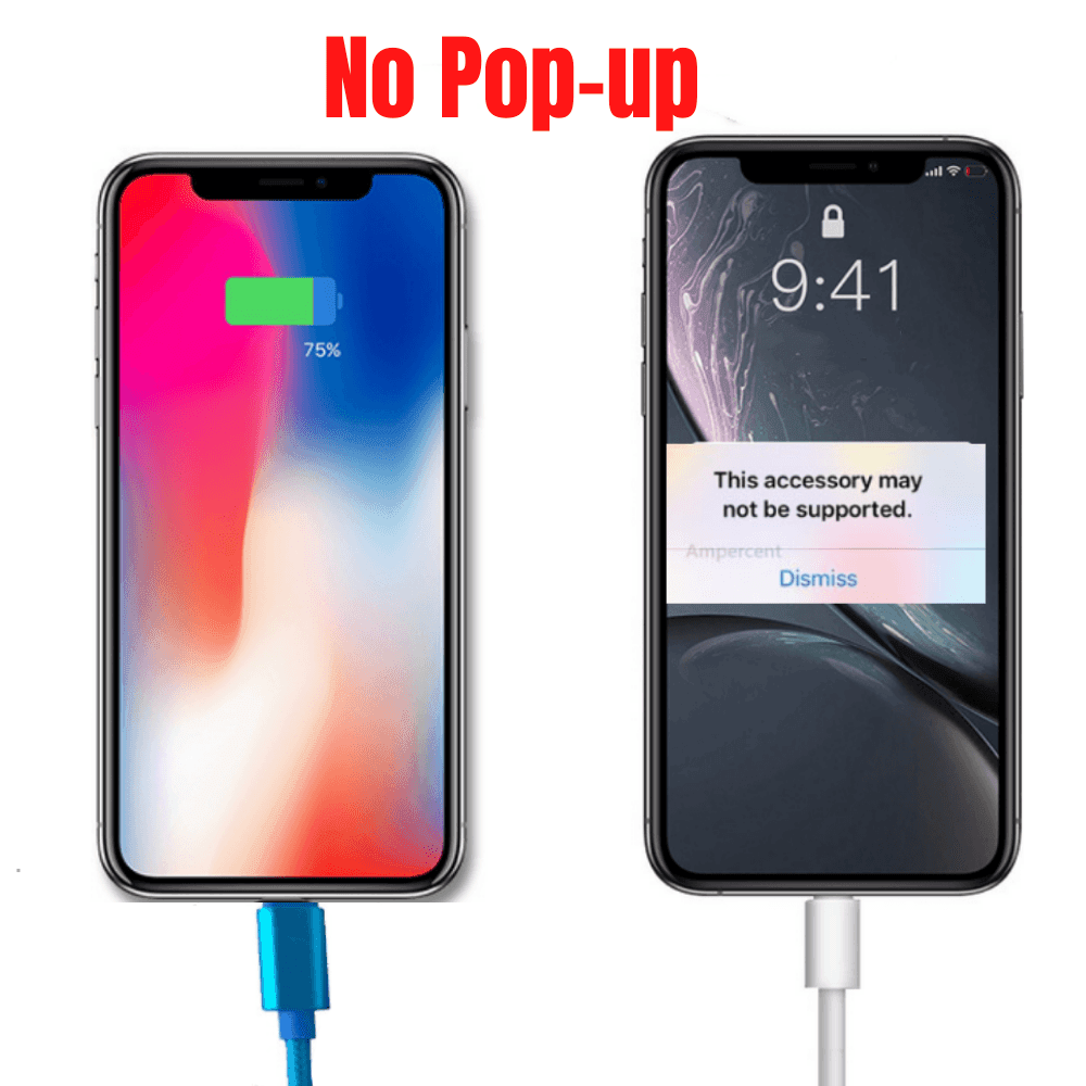 2 Pack 10FT XL Charger Compatible for Iphone Cable Nylon Woven - VirtuousWares:Global