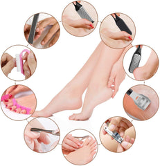 20 in 1 Foot Files Professional Pedicure Tools Set - VirtuousWares:Global