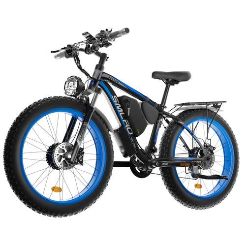 2000W Dual Motor Powerful Electric Bicycle 48V 22.4Ah 26*4inch Fat - VirtuousWares:Global