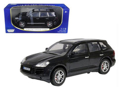 2008 Porsche Cayenne Turbo Metallic Black 1/18 Diecast Model Car by - VirtuousWares:Global