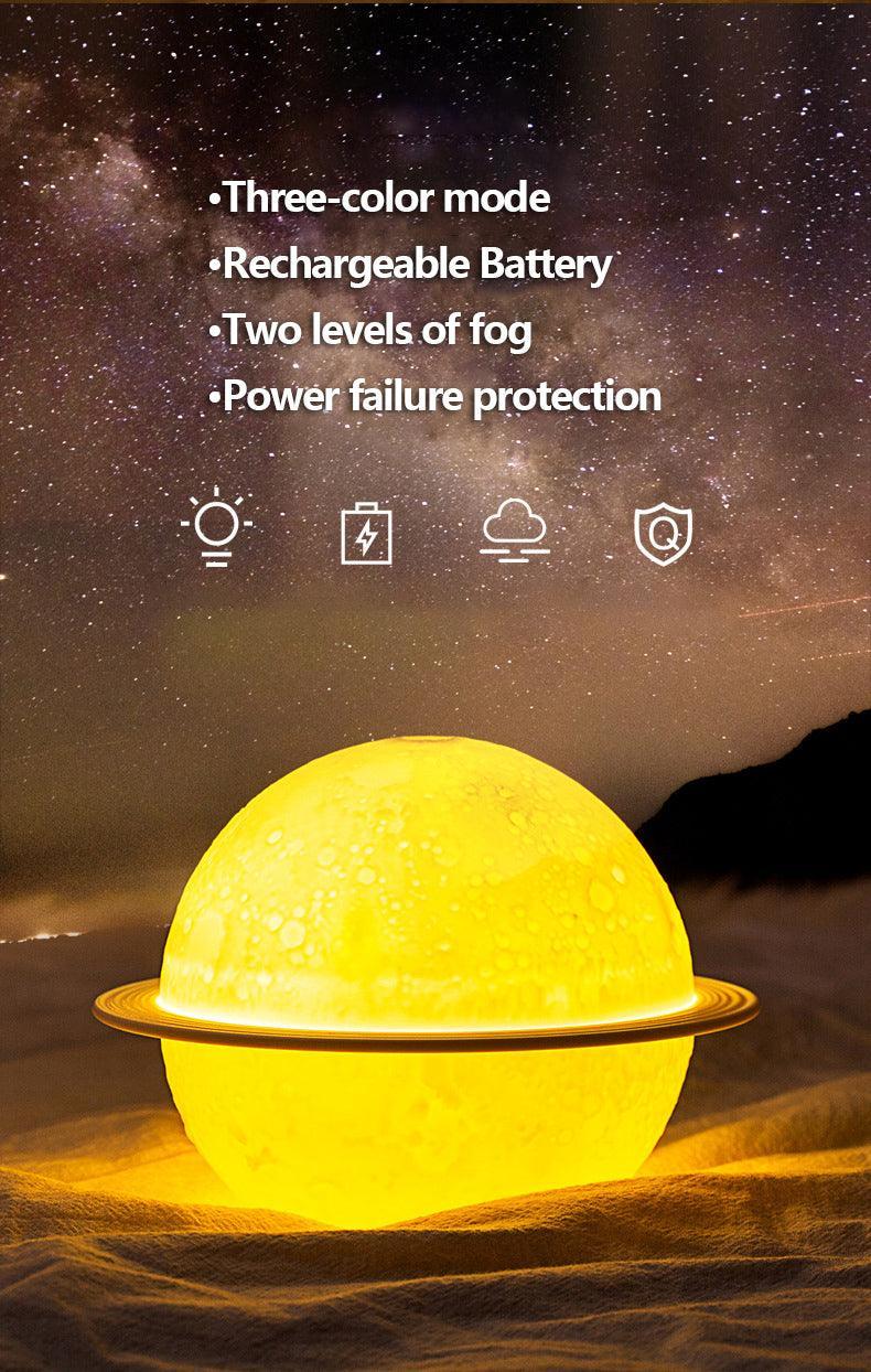 200Ml 3D Moon Lamp Air Purifier - VirtuousWares:Global