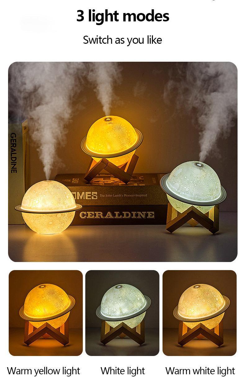 200Ml 3D Moon Lamp Air Purifier - VirtuousWares:Global