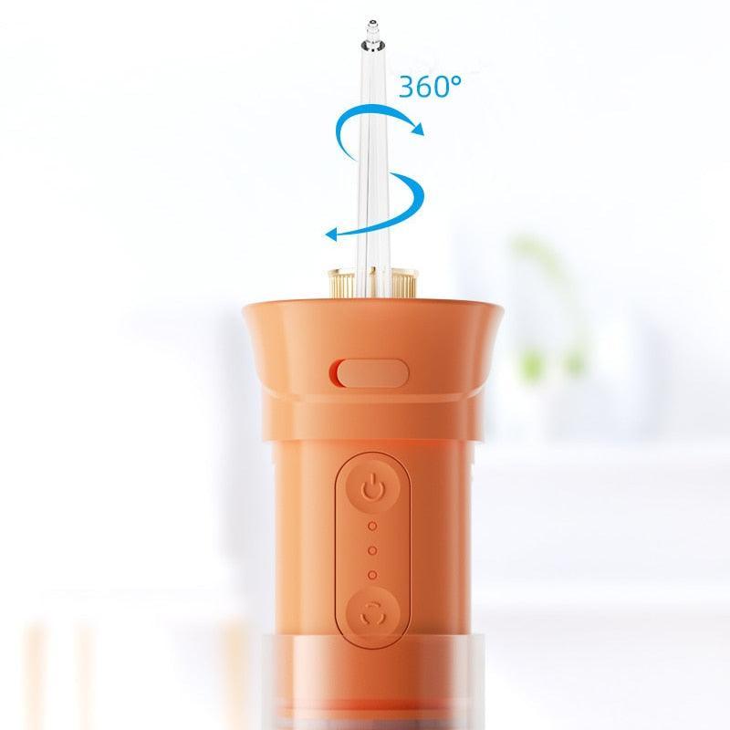 200ml Portable Oral Irrigator Teeth Cleaner 3 Modes USB Rechargeable - VirtuousWares:Global
