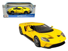 2017 Ford GT Yellow 1/18 Diecast Model Car by Maisto - VirtuousWares:Global