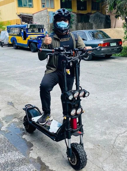 2021 Electric Scooter Kaabo Wolf 10 Pro+ Scooter and Parts Accessories - VirtuousWares:Global