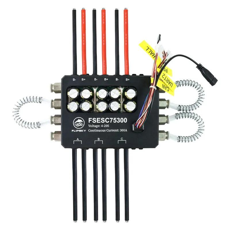 2022 Flipsky New FSESC 75300 75V 84V 300A ESC Controller with - VirtuousWares:Global