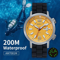 20ATM Diving Automatic Watch Super Waterproof Luminous Sapphire Self - VirtuousWares:Global