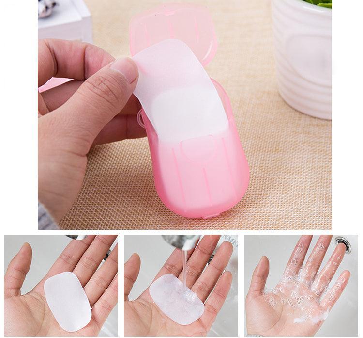 20pcs Random Disinfecting Soap Paper Foaming Soap - VirtuousWares:Global