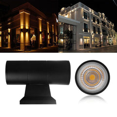 20W COB LED Wall Lamp Cylinder Waterproof IP65 - VirtuousWares:Global