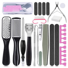 21 in 1 Stainless Steel Professional Pedicure Tools - VirtuousWares:Global