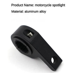 2/1pc Universal Motorcycle LED Headlight Fog Light Clamps Holder Tube - VirtuousWares:Global