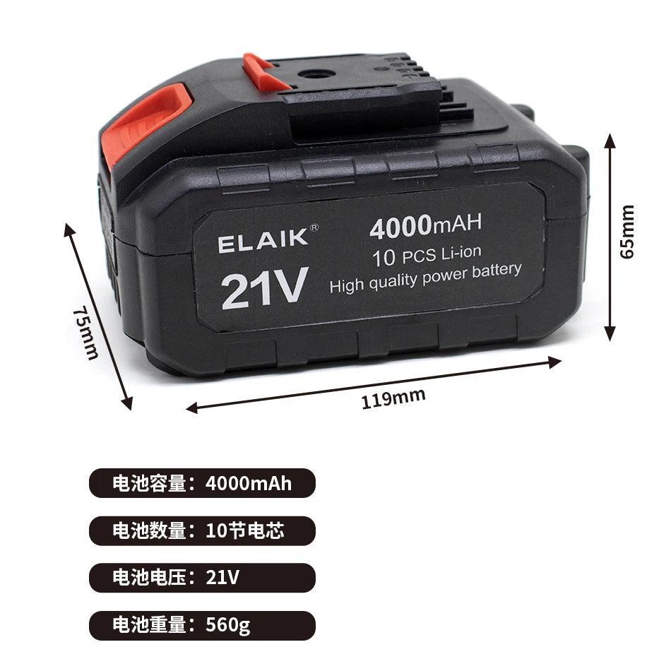 21V Cordless Impact Drill Battery Power Battery,Replace 48VF 36VF 88VF - VirtuousWares:Global