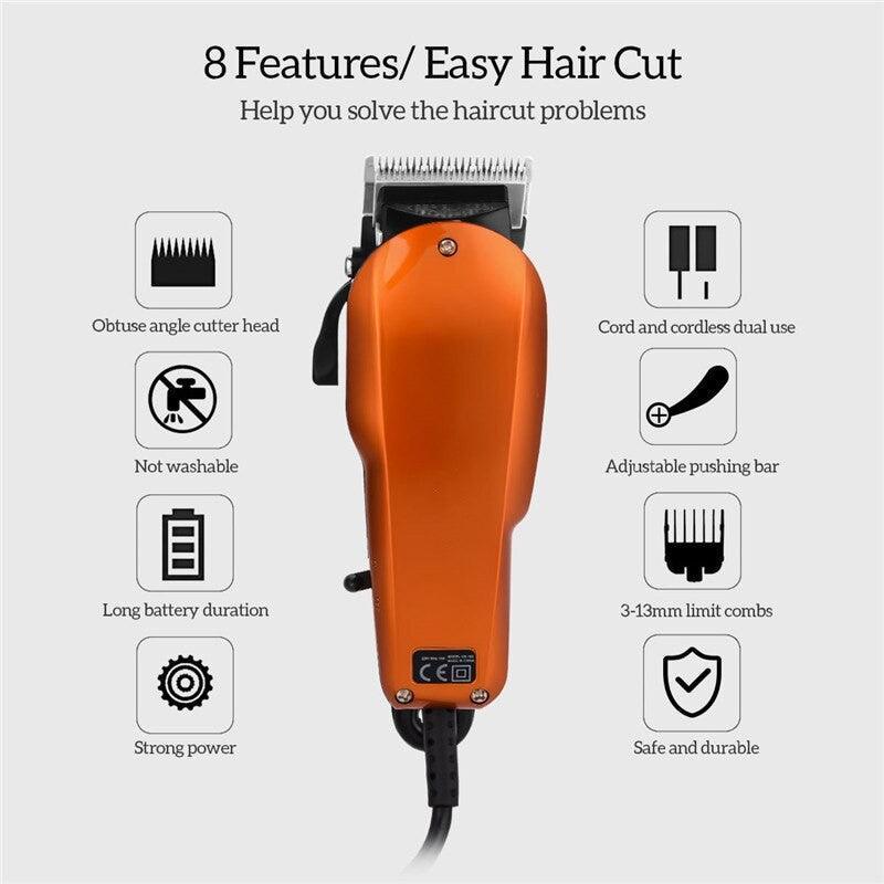 220-240V Household Trimmer Professional Classic Haircut Corded Clipper - VirtuousWares:Global