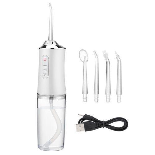 220ML Oral Irrigator USB Rechargeable 3 Modes Portable Dental Water - VirtuousWares:Global