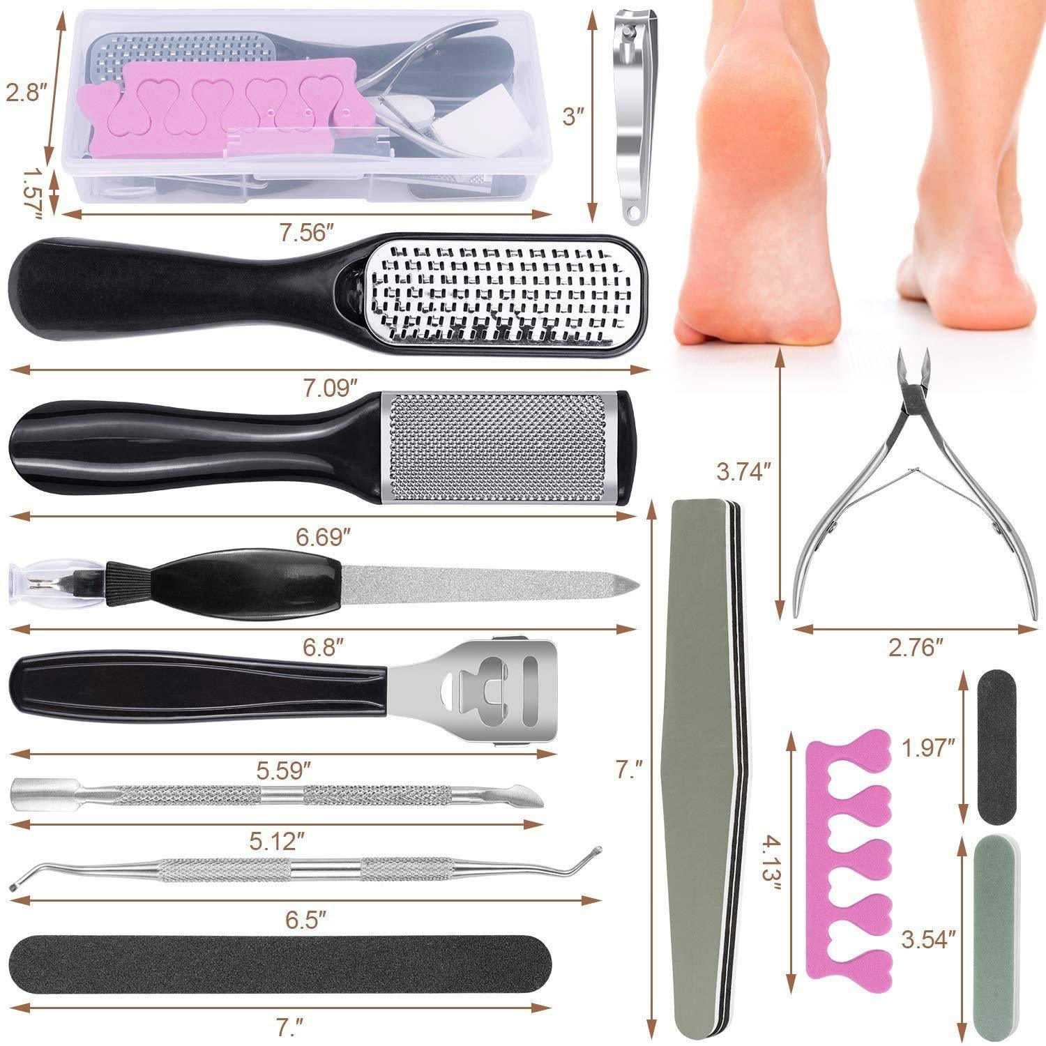 23 in 1 Pedicure Kit Professional Tools Pedicure Set - VirtuousWares:Global
