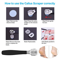 23 in 1 Professional Pedicure Tools Set Foot Care Scrubber Pedicure - VirtuousWares:Global