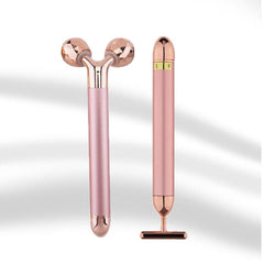 24k Gold Energy Beauty Bar Facial Face Massager 3D Roller Electric - VirtuousWares:Global