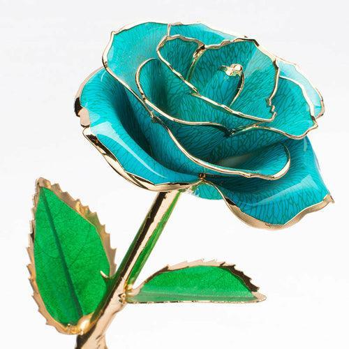 24K Gold-plated Rose Flower With A Gift Box Valentine's Day Gift - VirtuousWares:Global