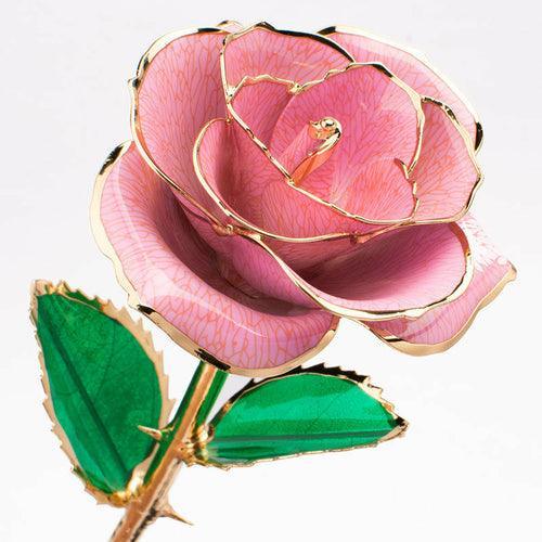 24K Gold-plated Rose Flower With A Gift Box Valentine's Day Gift - VirtuousWares:Global