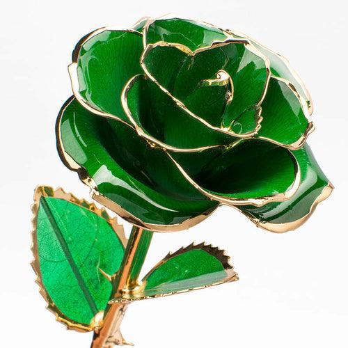 24K Gold-plated Rose Flower With A Gift Box Valentine's Day Gift - VirtuousWares:Global