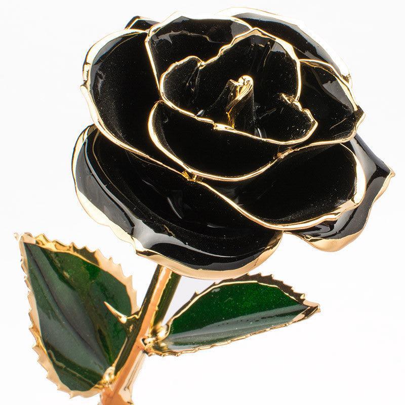 24K Gold-plated Rose Flower With A Gift Box Valentine's Day Gift - VirtuousWares:Global