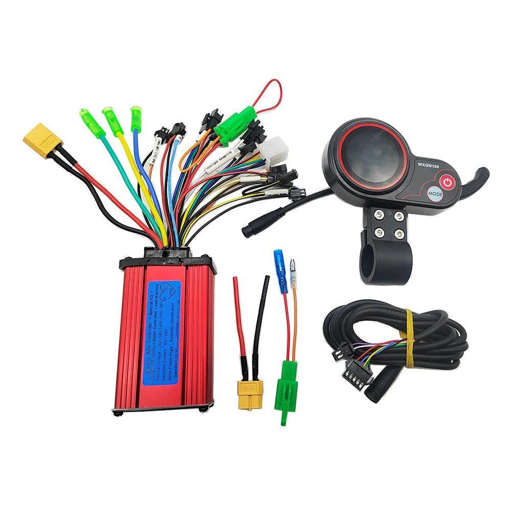 24V 36V 48V 60V 250W 350W Waterproof LCD Display Panel Electric Bicycle Scooter Brushless Controller With LCD Display - VirtuousWares:Global
