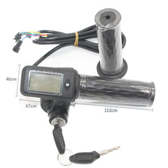 24V 36V 48V 60V 72V Electric Bike Scooter Throttle LCD Display Show - VirtuousWares:Global