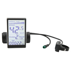 24V 36V 48V 60V Universal Electric Bike LCD Meter 5 Pin E-Scooter M5 LCD Panel Screen for 31.8 22.2mm Electric Bikes - VirtuousWares:Global