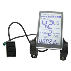 24V 36V 48V 60V Universal Electric Bike LCD Meter 5 Pin E-Scooter M5 LCD Panel Screen for 31.8 22.2mm Electric Bikes - VirtuousWares:Global