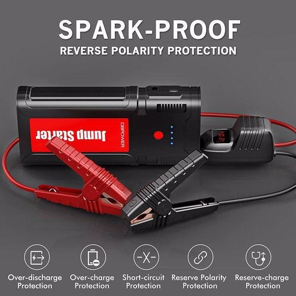 2500A 21800mAh Portable Car Jump Starter Auto Battery Booster Pack - VirtuousWares:Global
