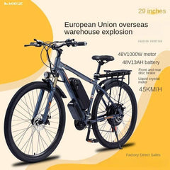 29 Inch Electric Bicycle 48V1000W Mountain Bike Adult Outdoor Sports Men and Women Electric Bicycle - VirtuousWares:Global