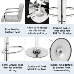 2pcs 60-80cm Lift Height bar Chair Bar Stool - VirtuousWares:Global