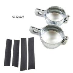 2pcs Motor Turn Signal Light Spotlight Mount Bracket Tube Clamp Mount - VirtuousWares:Global