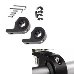 2PCS Motorcycle LED Headlight Clamps Bracket Head Light Lamp Holder - VirtuousWares:Global